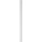 Ekena Millwork Fluted PVC Pilaster w/Decorative Capital & Base, 7"W x 102"H x 2"P PILP07X102FL02-2 - alternate 4